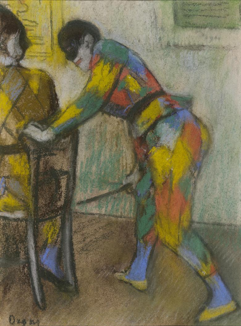 Edgar Degas Drawing on old paper (handmade) mixed technique Signed and  Sealed | eBay